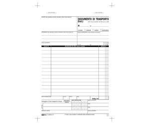 Blocco DDT - 33 fogli 3 copie autoricalcanti - 23 x 14,8 cm - Edipro - E5215CT - 8023328521523 - DMwebShop - 2