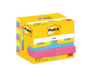 Blocco foglietti Colori Energy - 653-TFEN - colori assortiti - 38 x 51 mm - 72 gr - 100 fogli - conf. 12 pezzi - Post it - 7100290179 - 4064035065898 - DMwebShop - 1