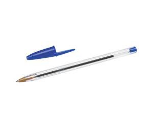 Penna a sfera Cristal - punta media 1 mm - blu - scatola 90 + 10 pezzi - Bic - 942910 - 3086123278233 - DMwebShop - 2