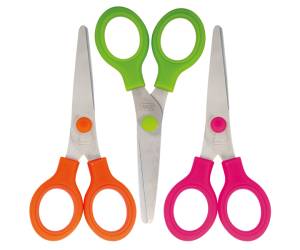 Forbici Snippy Color punta tonda 13 cm lama in acciaio colori assortiti Lebez 4512 - 3624 - 1