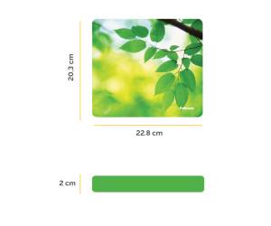 Mousepad Earth Series Foglie ecologico - 2732 - 1