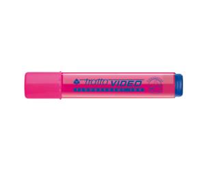 Evidenziatore Video - punta a scalpello - da 1 - 5 mm - fucsia - conf. 12 pezzi - Tratto - 830207 - 8000825830471 - DMwebShop - 1