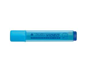 Evidenziatore Video - punta a scalpello - tratto da 1 - 5 mm - azzurro - conf. 12 pezzi - Tratto - 830205 - 8000825003820 - DMwebShop - 1