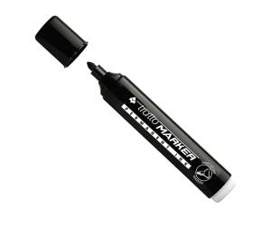 Marcatore permanente Marker punta tonda 2,5 mm nero - 2342 - 1