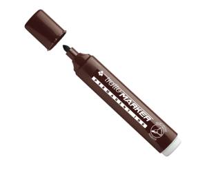 Marcatore permanente Marker punta tonda 2,5 mm marrone - 2358 - 1