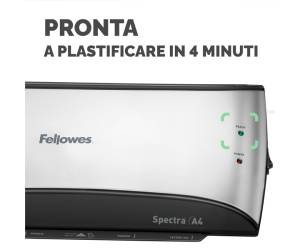 Plastificatrice Spectra - A4 - a caldo - Fellowes - 5737801 - 43859680214 - DMwebShop - 1