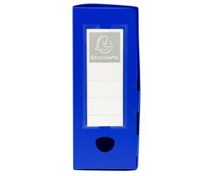 Scatola per archivio box - con bottone - 25 x 33 cm - dorso 10 cm - blu - Exacompta - 59932E - 3130630599326 - DMwebShop - 1