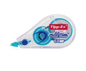 Correttore a nastro Mini Pocket Mouse - 5 mm x 6 mt - colori assortiti - conf. 10 pezzi - Tipp-ex - 926397 - 3086123379855 - DMwebShop - 1