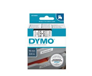 Nastri D1 - 19 mm x 7 mt - nero-bianco - value pack 10 pezzi - Dymo - 2093098 - 3026980930981 - DMwebShop - 1
