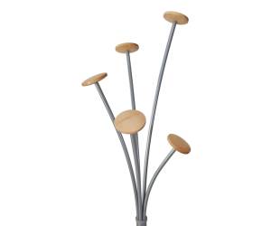 Appendiabiti Festival M - 5 posti - 175 cm - grigio-legno chiaro - Alba - PMFESTW M - 3129710017058 - DMwebShop - 2