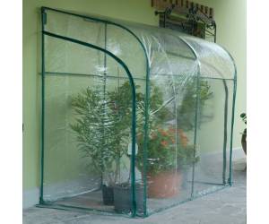 Serra Oleander a parete 200 x 100 x 215 cm acciaio verniciato PVC verde trasparente - 3821 - 1