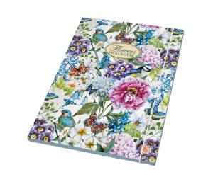 Cartella con elastico Nature Flowers 26 x 35,5 x 1,2 cm 3 lembi - 7602 - 2