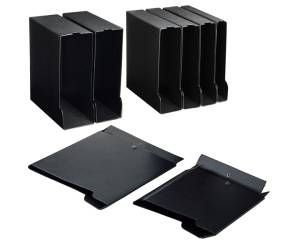 Custodia per raccoglitori 40 - dorso 6,5 cm - 28,5 x 31,5 cm - nero - Sei Rota - 67144010 - 8004972010526 - DMwebShop - 1