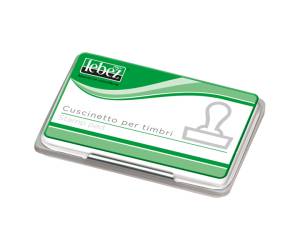 Cuscinetto per timbri - 12,5 x 8,5 cm - blu - Lebez - 1481-BL - 8007509148143 - DMwebShop - 1