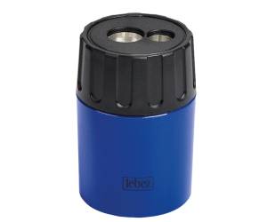 Temperamatite - 2 fori - con contenitore - conf. 10 pezzi - Lebez - 430 - 8007509052617 - DMwebShop - 1