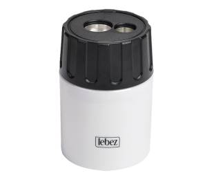 Temperamatite - 2 fori - con contenitore - conf. 10 pezzi - Lebez - 430 - 8007509052617 - DMwebShop - 3