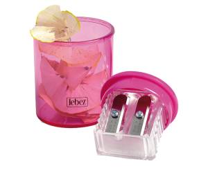 Temperamatite - 2 fori - con contenitore - conf. 12 pezzi - Lebez - 413 - 4007593413107 - DMwebShop - 1