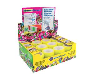 Ricarica nastro adesivo Memograph - 50 mm x 10 mt - giallo - conf. 12 pezzi - Eurocel - 021500652 - 8001814007409 - DMwebShop - 1