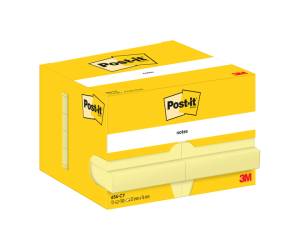 Blocco foglietti - 656 - giallo Canary - 76 x 51 mm - 100 fogli - conf. 12 pezzi - Post-it - 7100290170 - 3134375014182 - DMwebShop - 1