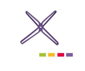 Elastici x Band diametro 10 x 15 x 1,1 cm 100 gr colori assortiti Lebez 515198 - 6011 - 1