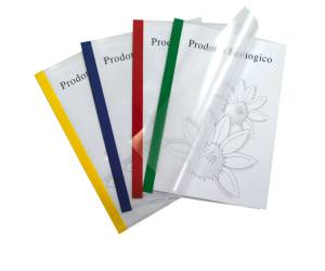 Cartelline Poli 200 PPL - 21 x 29,7 cm - trasparente dorso Giallo - conf. 10 pezzi - Sei Rota - 66230506 - 8004972015767 - DMwebShop - 1