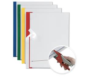 Cartelline Poli 200 PPL - 21 x 29,7 cm - trasparente dorso Giallo - conf. 10 pezzi - Sei Rota - 66230506 - 8004972015767 - DMwebShop - 3