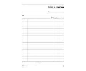 Blocco buoni di consegna - 50-50 fogli autoricalcanti - 23 x 15 cm - Edipro - E5209C - 8023328520915 - DMwebShop - 2