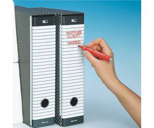 Registratore Delso Line G15 - dorso 8 cm - protocollo - 23 x 33 cm - grigio - Esselte - 390715060 - 8004157715062 - DMwebShop - 2