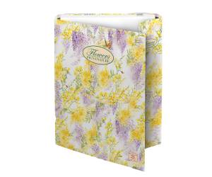 Cartella progetti Nature Flowers - 26 x 34 cm - dorso 3 cm - con elastico - conf. 6 pezzi - Pigna - 0089256D3 - 8005235009592 - DMwebShop - 3