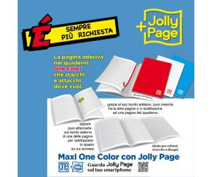 Maxiquaderno One Color A4 punto metallico 2 colonne 20,1 fogli 80 gr - 4678 - 1