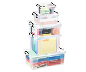 Contenitore multiuso con coperchio - 50 x 39,5 x 20,2 cm - 24 lt - PPL - trasparente - Strata - Cep - 2006730110 - 5021711039528 - DMwebShop - 1