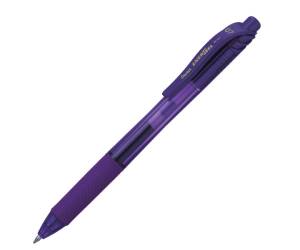 Roller a scatto Energel x BL 107 punta 0,7 mm astuccio 4 colori assortiti - 6897 - 1