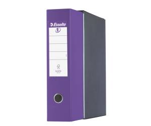 Registratore Eurofile G55 - dorso 8 cm - protocollo - 23 x 33 cm - viola - Esselte - 390755950 - 8004157755952 - DMwebShop - 1