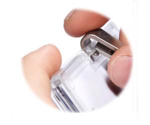 Portabadge PushBox Trio 3 tessere inseribili 5,4 x 8 - 7 cm - 6923 - 2