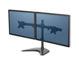 Braccio porta monitor Doppio Freestanding - Fellowes - 8043701 - 43859728008 - DMwebShop - 2