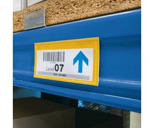 Buste identificazione magnetica - 150 x 67 mm - giallo - conf. 50 pezzi - Durable - 1742-04 - 4005546996974 - DMwebShop - 1