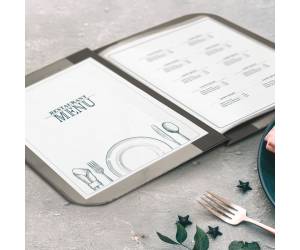 Portamenu' Essential - A4 - 31,5 x 24 cm - nero - Securit - MC-ESA4-BL - 8719075288412 - DMwebShop - 1