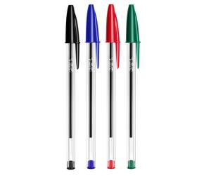 Penna a sfera Cristal - punta 1 mm - colori assortiti - barattolo 20 pezzi - Bic - 929081 - 3086126780160 - DMwebShop - 2