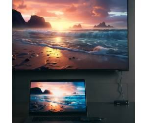 Share My Screen 1080p USB-C Wireless Display Adapter con Hub WDA-01 - Verbatim - 32146 - 23942321460 - DMwebShop - 2