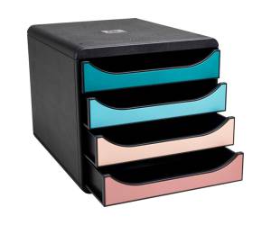 Cassettiera Big Box Skandi 4 cassetti 34,7 x 27,8 x 26,7 cm multicolore - 9606 - 1