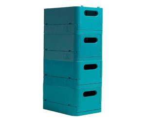 Scatola pieghevole The Smart Case mini Skandi - 18,8 x 13,8 x 9,5 cm - blu pacifico - Exacompta - 27034D - 9002493270343 - DMwebShop - 3