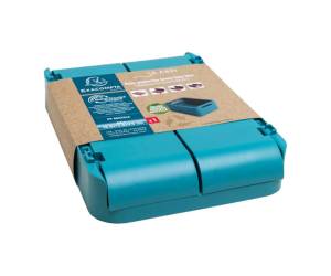 Scatola pieghevole The Smart Case maxi Skandi - 37,5 x 27,5 x 16,3 cm - blu pacifico - Exacompta - 27234D - 9002493272347 - DMwebShop - 1