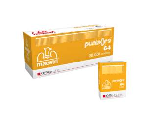 Punti Oro - 6/4 - oro - scatola da 2000 pezzi - conf. 10 pezzi - Romeo Maestri - 1001101 - 8005231011025 - DMwebShop - 1