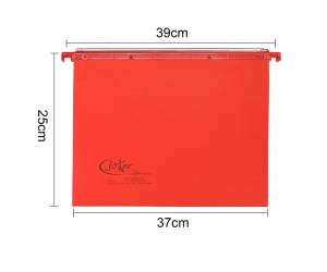 Cartella sospesa Joker - cassetto - interasse 39 cm - fondo V - 37 x 25 cm - rosso - conf. 25 pezzi - Bertesi - 400/395 Link-A4 - 8058983261743 - DMwebShop - 1