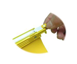 Cartella sospesa Joker cassetto interasse 33 cm fondo V 31,3 x 25 cm giallo - 8656 - 3