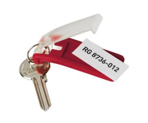 Portachiavi Key Clip - rosso - conf. 6 pezzi - Durable - 1957-03 - 4005546103815 - DMwebShop - 2