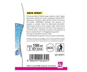 Bombola spray 150 ml neve - 9104 - 1