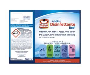 Additivo Omino Bianco disinfettante per tessuti - 450 gr - Omino Bianco - M92341 - 8004060010759 - DMwebShop - 1