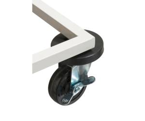 Carrello mobile Triflux 83,3x36x90 cm con ruote 3 portasacco da 100 lt - 8844 - 1