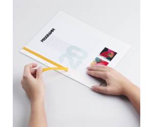 Cartellina per rilegatura Durabind - PVC - 21 x 29,7 cm - bianco - conf. 25 pezzi - Durable - 2250-02 - 4005546200293 - DMwebShop - 1